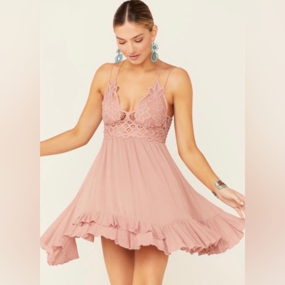 Free People Adella Slip Dress